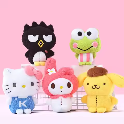 Genuine Sanrio Character Hello Kitty Cinnamorol Plush Toys Soft Stuffed Animals Christmas Birthday C