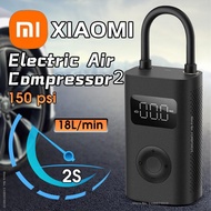 Xiaomi Mijia เครื่องอัดอากาศไฟฟ้า2 Led M Ultitool ปั๊มลม2สำหรับจักรยานออโต้คาร์ประเภท-C I Nflator 150psi Mi สมบัติพอง
