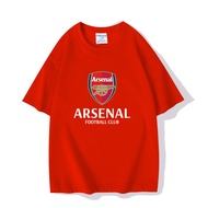 Arsenal football team fan jersey short sleeved T-shirt men's and women's pure cotton half sleeved ch