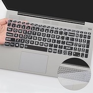 2PCS Keyboard Cover With Large Letters for Lenovo Yoga 7i 15.6 16, IdeaPad 3 3i 15.6 /IdeaPad 5 15.6/ Flex 5 15.6/ ideaPad Flex 5 15/ ideaPad Slim 7 15.6, ThinkBook Gen 4 15.6", ThinkBook 15 G2 G3 15p