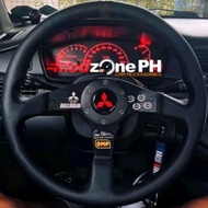 Mitsubishi Ralliart OMP Steering Wheel 14inch Available BOSS KIT ADAPTOR