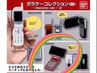 日本購入Bandai復古翻蓋手機微縮模型Sharp夏普手機