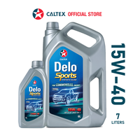 CALTEX Delo Sports Synthetic Blend DIESEL ENGINE OIL 15W-40 API CI-4 (7 Liters) FOR 4X4 WITH RM10 MarryBrown Voucher