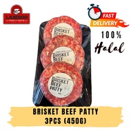 BRISKET BEEF PATTY - 450g / 3Pcs