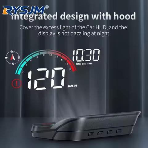 M22 GPS HUD Car Head Up Display HD Vehicle Speed Windshield Projector Digital Speedometer LCD Projec