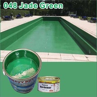 048 JADE GREEN SWIMMING POOL EPOXY PAINT /Heavy Duty • 2-Part Epoxy Acrylic Waterproof Coating • Kolam Renang