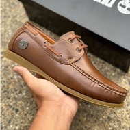 [READY STOCKS] LOAFER TIMBERLAND BROWN UNISEX SHOES NEW