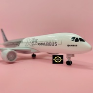 MÔ HÌNH MÁY BAY KIM LOẠI AIRBUS A350 ORIGINAL CAO CẤP 20CM CÓ BÁNH XE KÈM ĐẾ TRƯNG BÀY