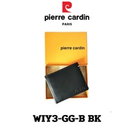 Pierre Cardin (ปีแอร์ การ์แดง) กระเป๋าธนบัตร กระเป๋าสตางค์เล็ก  กระเป๋าสตางค์ผู้ชาย กระเป๋าหนัง กระเป๋าหนังแท้ รุ่น WIY3-GG-B พร้อมส่ง ราคาพิเศษ