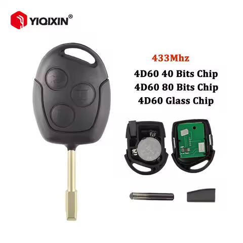 Remote Car Key For Ford Mondeo Focus Fusion Fiesta Galaxy Transit C-Max S-Max MK2 MK5 MK7 315Mhz 433