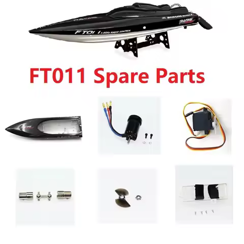Feilun FT011 RC Boat Spare Parts Accessories Motor Servo Battery Body Shell ESC Remote Water Cooling