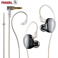 FAAEAL 7Hz Elua Ultra Wired Headset 10mm + 8mm Dual Drivers Noise Cancelling Earphone HARMAN Target 