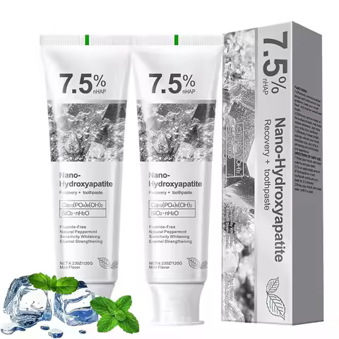 7.5% Hydroxyapatite Toothpaste for Advanced Enamel Protection Appropriate for Sensitive Teeth Gentle