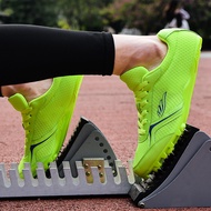 รองเท้าเดินป่าและออกสนามผู้ชายผู้หญิงรองเท้าตะปูฝึกนักกีฬารองเท้าเล็บรองเท้าผ้าใบแข่งกีฬา