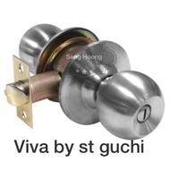 3872~587 BK CZ Viva By St Guchi Cylindrical Door Lock 木门球形圆锁 60mm NO KEYS Privacy Store Room Bathroo
