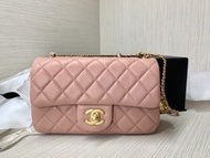 Chanel Mini Flap Bag with Ball 玫瑰粉金球