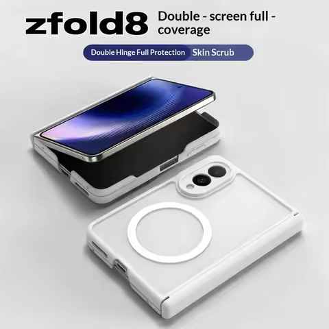 Z Fold8 For Samsung Galaxy Z Fold 8 Case Translucent Hard For Magsafe Magnetic Hinge Protection Cove
