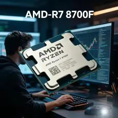 New AMD Ryzen 7 8700F Gaming CPU 4.1GHz 8 Core 16 Thread AM5 DDR5 4NM 16M L3 Cache 65W Desktop Proce