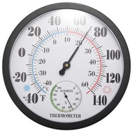 10 inch Indoor Outdoor Weather /Hygrometer for Patio Wall Decorative No Battery Needed