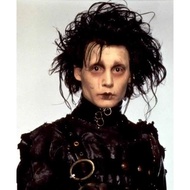 Halloween Edward Scissorhands Mens Cosplay wig Edward Messy Black hair costumes