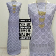 Kain Pasang Songket SB Line Printed Bidang 45 (Open Meter - 0.5M)