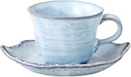 Ale-net Coffee Cup, Cup & Saucer, W4.5 x D3.5 x H2.8 inches (W11.4 x D9 x H7 cm), 6.1 fl oz (170 ml)