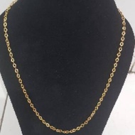 Kalung Pria Wanita Emas Asli Kadar 875 Model Nori Cristal 7 Gram