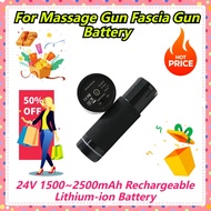 For Massage Gun Fascia Gun Battery 24V 1500~2500mAh Rechargeable Lithium-ion Battery
