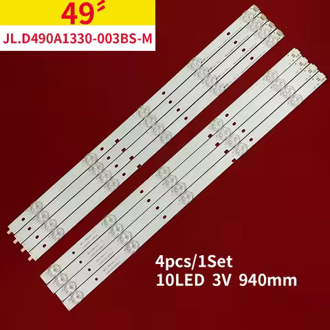 LED Backlight strip 10 lamp For Hisense 49'' TV JL.D490A1330-003BS-M H49M2600 H49M2100 H49M2600LED49