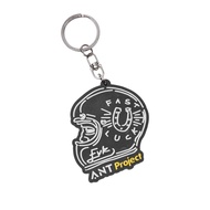 ANT Project - Gantungan Tas Bahan Rubber - Gantungan Karet Motif Helm ANT