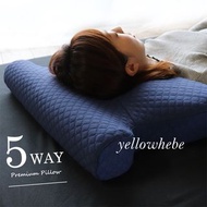 日本直送 5Way Premium 五用止鼻鼾快眠蝴蝶型改善記憶枕 成人款
