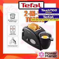 Tefal Toaster Breakfast 2 in 1 TOAST N' EGG TT5528 ( Black , New Design ) (1200w) With Egg Cooker / 