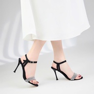 MWC G086 High Heels - Luxurious Rhinestone Strappy High Heels 10CM Stiletto Heels, Stylish and Fashi