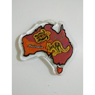 Australia Fridge Magnet - Turtle, Kangeroo