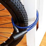 1pc Bicycle Lock With Key, Blue, Green, And Red Similar To Bicycle Cable Lock, Used To Protect Your 