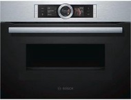 晴美電器 BOSCH 博世 Serie8 CMG636BS1， 不鏽鋼色系　複合式微波烤箱 60CM 觸控螢