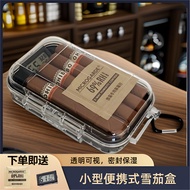 8-Pack Cigar Humidor Outdoor Portable Cigar Storage Box Professional Aged Cigar Moisture-Proof Cigar