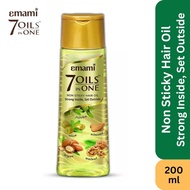 Emami 7 Oils In One,Non Sticky & Non Greasy Hair Oil,20 Times Stronger Hair,Nourishes Scalp-200ml