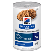 Hill&#39s Prescription Diet Food Sensitivities z/d Dog Food (6/12 x 370g can)