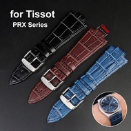 12mm Genuine Leather Watch Strap for Tissot PRX Series T137.407 T137.410 Belt Bracelet Super Player Watch Band for Men Business Wristband