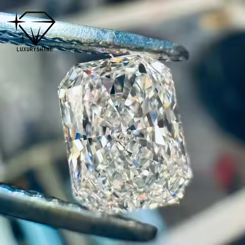 LuxuryShine VS1 Lab Grown Diamond 1ct 2ct 3ct 4ct 5ct Loose Diamonds Radiant Cut D-F Color With IGI 