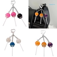 cozy Unique Lollipop Design Key Holder Fashionable Bag Clip Mobile Phone Accessory