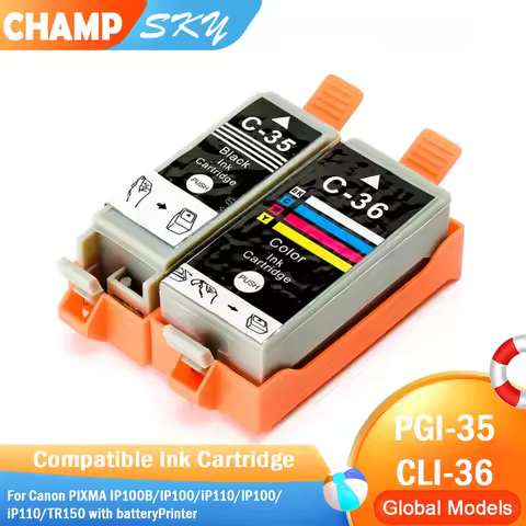 Sky PGI-35 PGI35 CLI-36 CLI36 Compatible Printer Ink Cartridge for Canon PIXMA IP100 IP110 IP100B TR