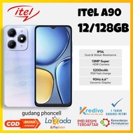 infinix itel vision A90 ram 12+128 GB Real camera 13 mp, layar 6,6 inci GARANSI RESMI (imei terdafta