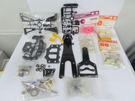 Tamiya F1 F102 New Main Bottom T-bar Rear Shaft and USED Parts RC 車零件套裝