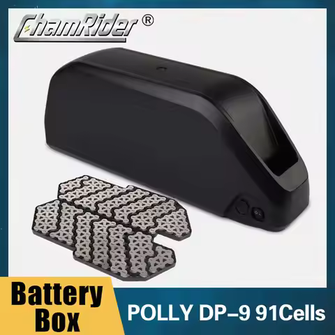 Battery Housing Case for Polly DP-9 Down Tube Downtube 13S 7P 10S 9P 14S 6P Max Load 91 18650 Cells,
