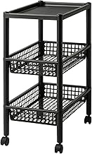 LIKE IT ST-120 Kitchen Wagon, Storage, 3 Tiers, With Casters, Approx. Width 12.5 x Depth 18.4 x Heig