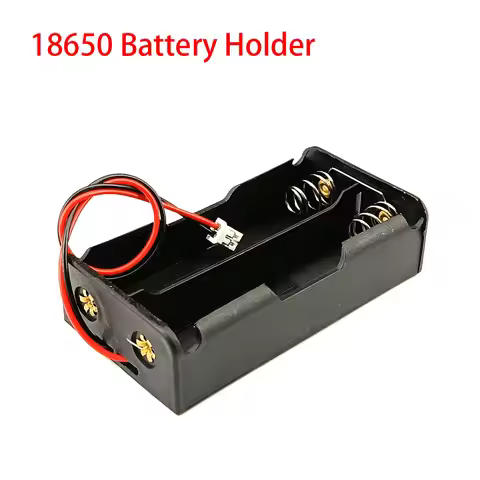 18650 Battery Case 2*18650 Battery Box 18650 Holder With Wire Leads/With PH 2.0 Wiring terminals 3.7