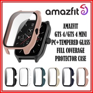 AMAZFIT GTS4 / GTS 4 Mini Tempered Glass Cover Case Amazfit Watch GTS 4 / GTS4 Mini Protector Case Cover GTS4Mini Casing