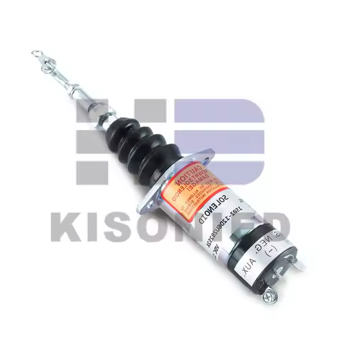 12V Fuel Shut Off Solenoid 1502-12D6U2B2S2A Woodward 307-2546 for Caterpillar Skid Steer 226 Perkins